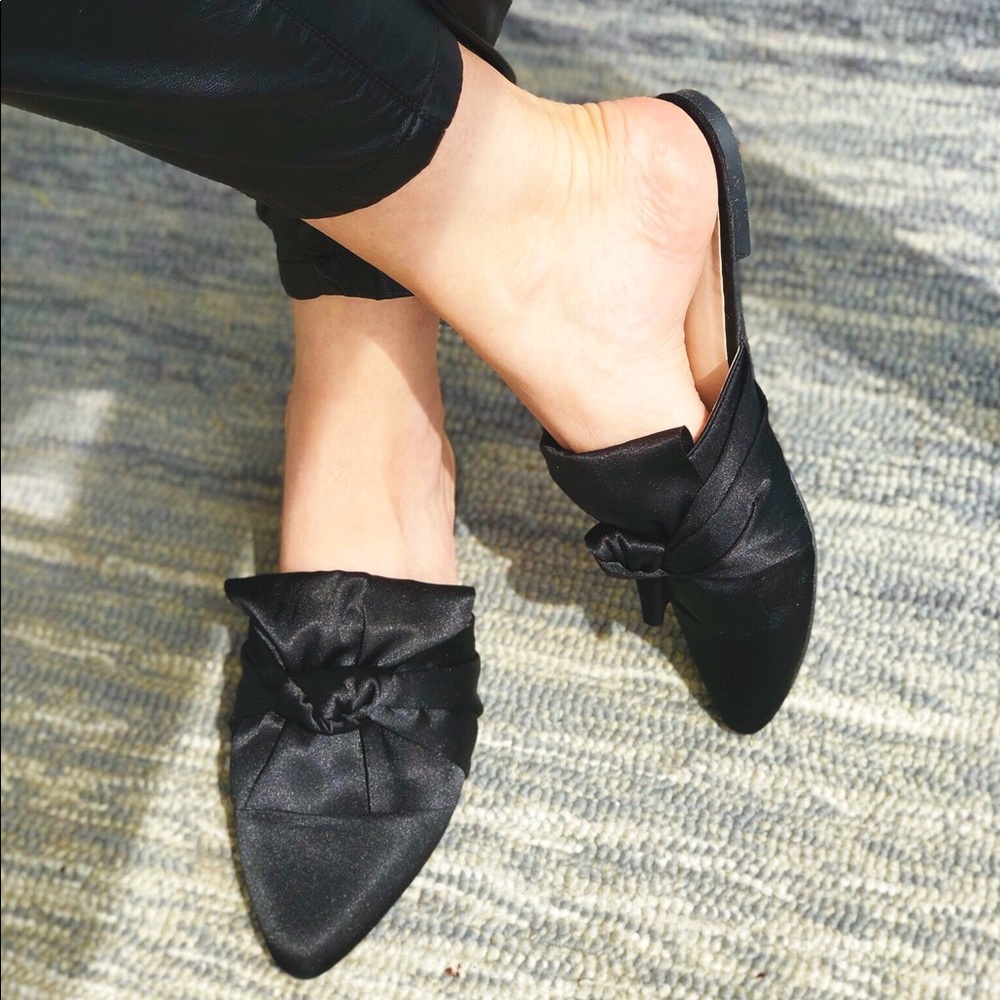 Satin Knots Flats